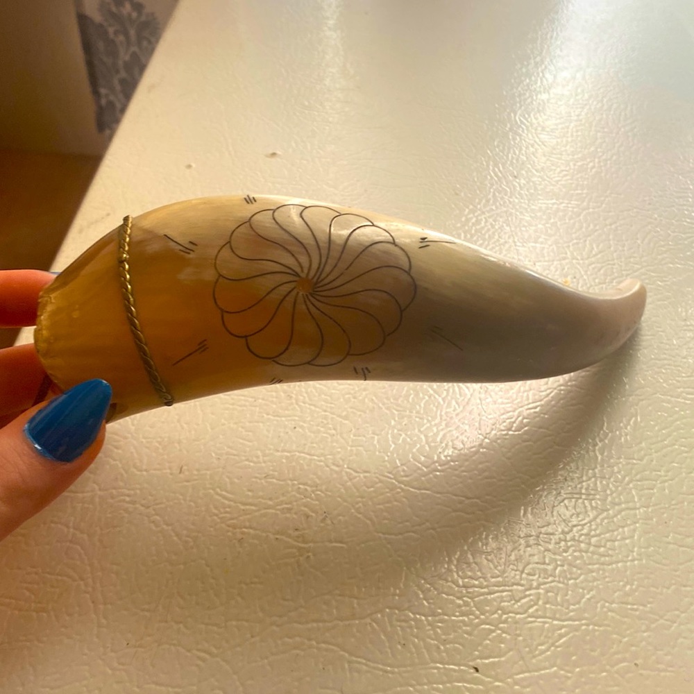 Drinking Soviet horn